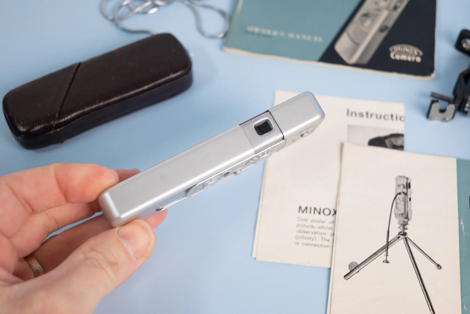 Minox B Subminiature Spy Camera with Many Accessories, Manuals